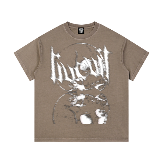 LIVEVIL “Brown” Kasket T Shirt